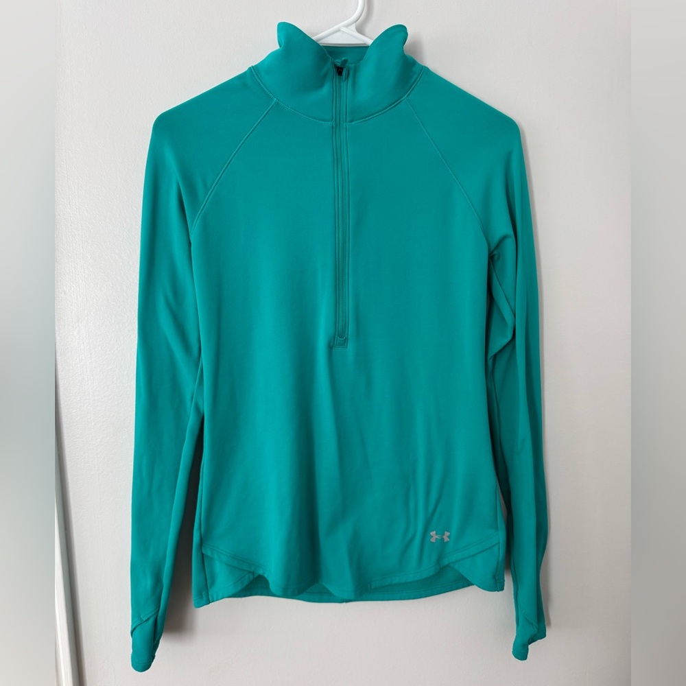 Under armour half zip running Top XS Turquoise